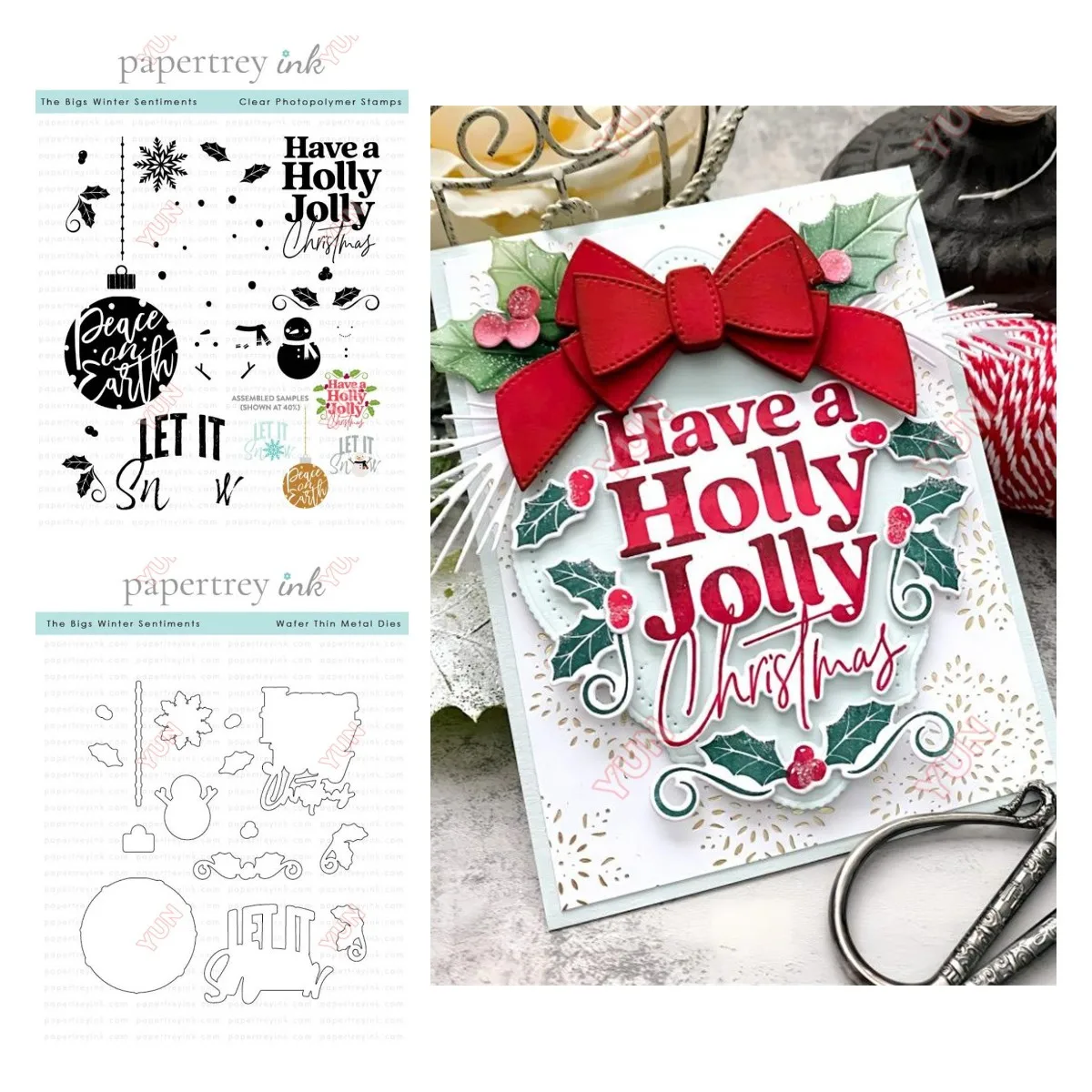 Candle Sachet - Sellos de sentimientos de invierno grandes,