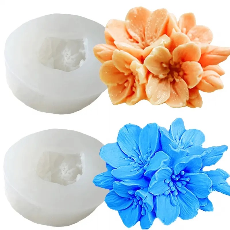 Candle Fragrance Supplies - Juego de 2 Moldes de Silicona,