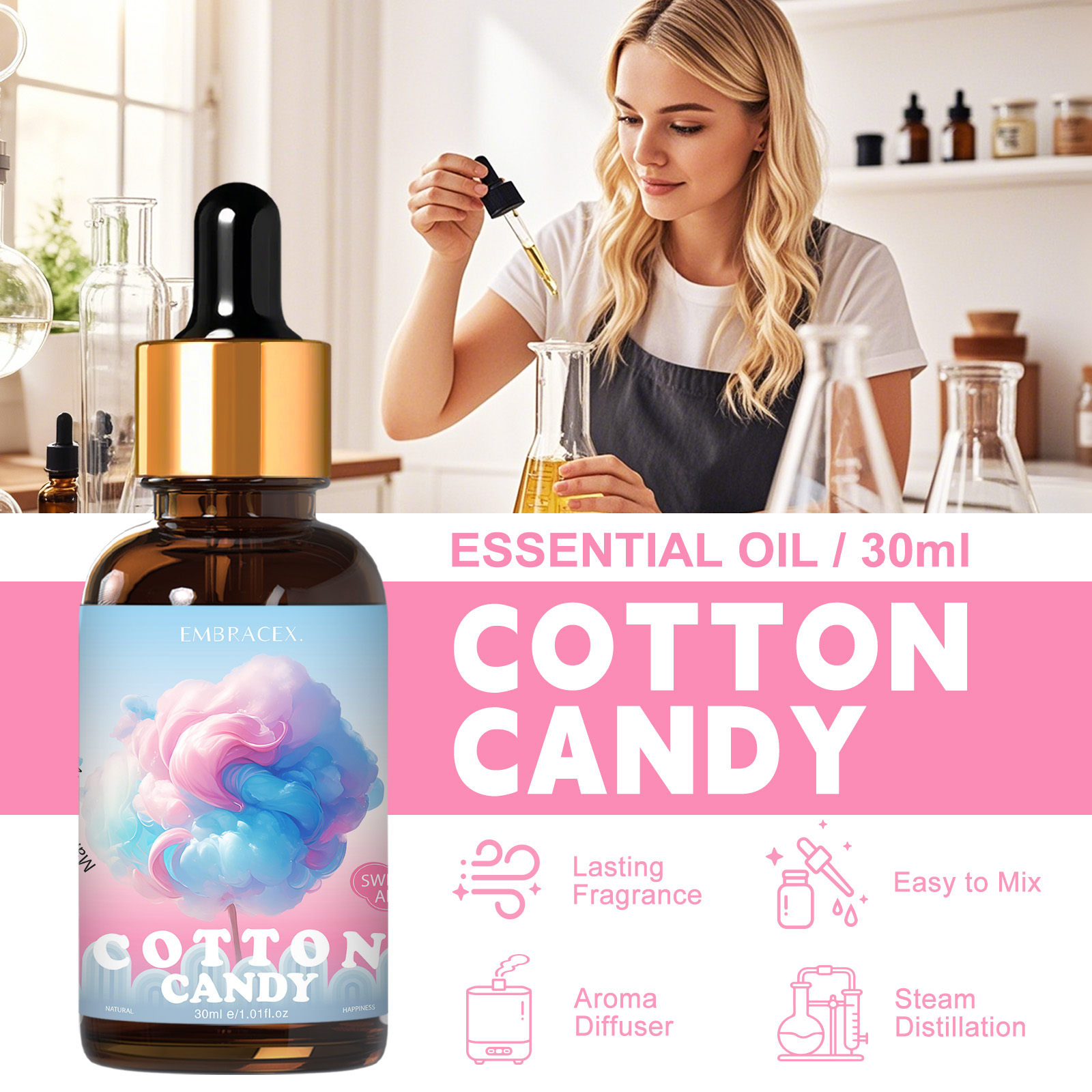 Aceites Aromáticos de Algodón  - Candle Fragrance Supplies reseña y precio