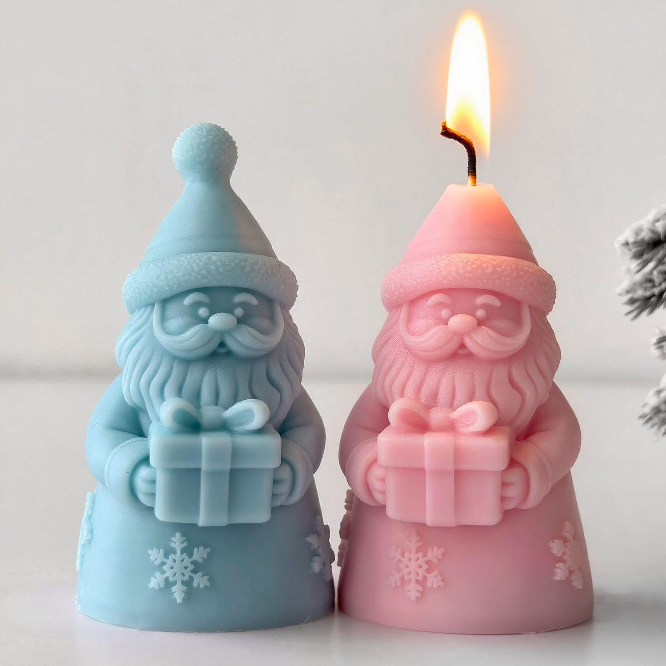 Caja de regalo de Papá Noel, m - Candle Supplies Tins reseña y precio