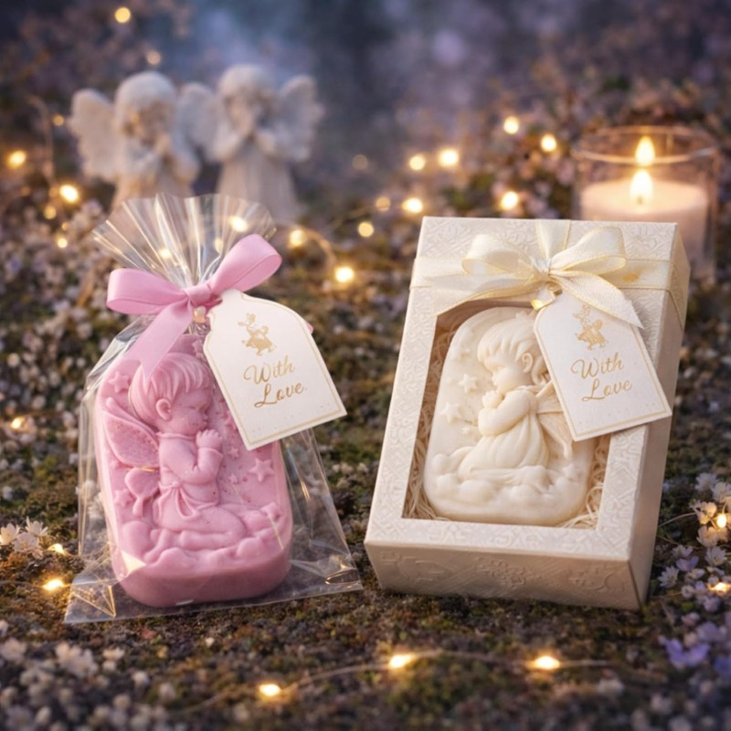 Molde de silicona de ángel par - Candle Supplies Tins reseña y precio